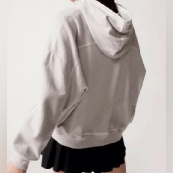 Urban Outfitters Light Grey Cowl Neck Sweatshirt - Picture 2 of 8